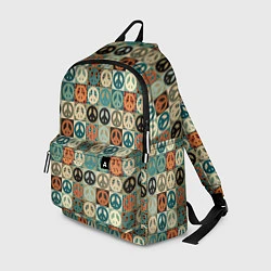 Рюкзак Peace symbol pattern, цвет: 3D-принт
