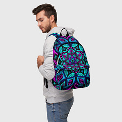 Рюкзак Яркая цветная мандала, цвет: 3D-принт — фото 2