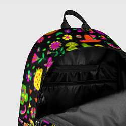 Рюкзак Mexican motifs, цвет: 3D-принт — фото 2