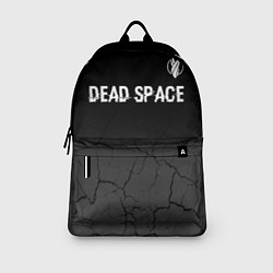Рюкзак Dead Space glitch на темном фоне: символ сверху, цвет: 3D-принт — фото 2