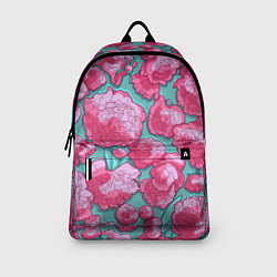 Рюкзак Пышные цветы - пионы, цвет: 3D-принт — фото 2