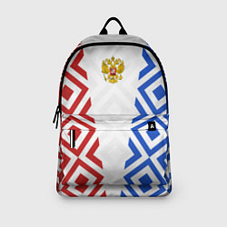 Рюкзак Russia sport ромбы и герб, цвет: 3D-принт — фото 2