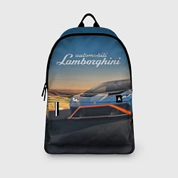 Рюкзак Lamborghini Huracan STO - car racing, цвет: 3D-принт — фото 2