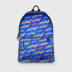Рюкзак Плывущие девушки на синем, цвет: 3D-принт — фото 2