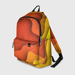 Рюкзак Оранжево-жёлтый разлом, цвет: 3D-принт