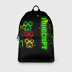 Рюкзак Minecraft - неоновые логотипы, цвет: 3D-принт — фото 2