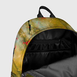 Рюкзак Весенне-осенний жёлтый туман и краски, цвет: 3D-принт — фото 2