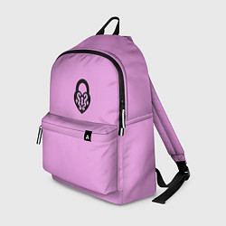 Рюкзак Замочек к ключику розовый, цвет: 3D-принт