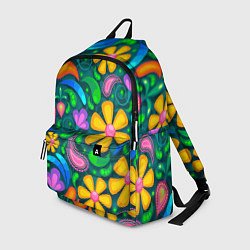 Рюкзак Мандала на энергию - цветы, цвет: 3D-принт