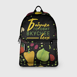 Рюкзак Бабушка готовит вкуснее всех, цвет: 3D-принт — фото 2
