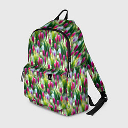 Рюкзак Весенние тюльпаны и подснежники, цвет: 3D-принт