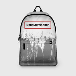 Рюкзак Косметолог в рамке красного цвета, цвет: 3D-принт — фото 2