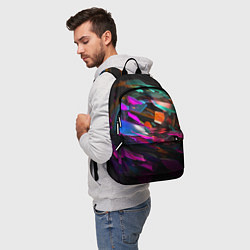 Рюкзак Разноцветные осколки реальности, цвет: 3D-принт — фото 2