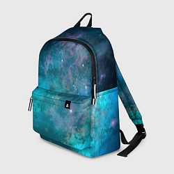 Рюкзак Абстрактный светло-синий космос и звёзды, цвет: 3D-принт