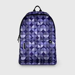 Рюкзак Фиолетовая геометрия Ретро паттерн, цвет: 3D-принт — фото 2