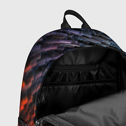 Рюкзак Shape grey abstract, цвет: 3D-принт — фото 2