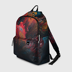 Рюкзак Разноцветные брызги краски, цвет: 3D-принт