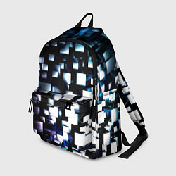 Рюкзак Неоновые кубы абстракция, цвет: 3D-принт