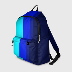Рюкзак Контрастные вертикальные полосы, цвет: 3D-принт