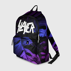 Рюкзак Slayer neon monstera, цвет: 3D-принт
