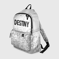 Рюкзак Destiny glitch на светлом фоне: символ сверху, цвет: 3D-принт