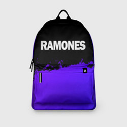 Рюкзак Ramones purple grunge, цвет: 3D-принт — фото 2