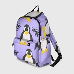 Рюкзак Пингвин и веточка, цвет: 3D-принт