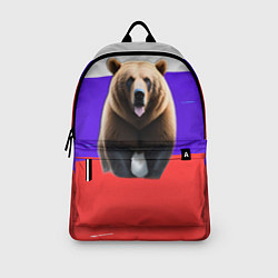 Рюкзак Медведь на флаге, цвет: 3D-принт — фото 2