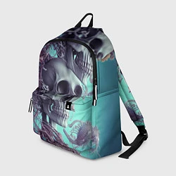 Рюкзак Кости и медузы, цвет: 3D-принт