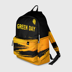 Рюкзак Green Day - gold gradient: символ сверху, цвет: 3D-принт