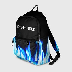 Рюкзак Disturbed blue fire, цвет: 3D-принт