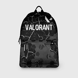 Рюкзак Valorant glitch на темном фоне: символ сверху, цвет: 3D-принт — фото 2