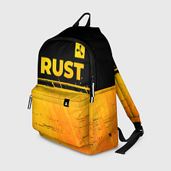 Рюкзак Rust - gold gradient: символ сверху, цвет: 3D-принт