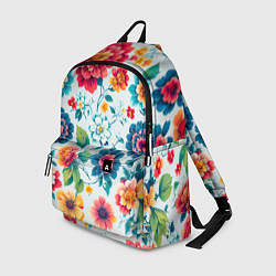 Рюкзак Цветочный узор красивый, цвет: 3D-принт