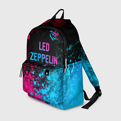 Рюкзак Led Zeppelin - neon gradient: символ сверху