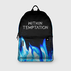 Рюкзак Within Temptation blue fire, цвет: 3D-принт — фото 2