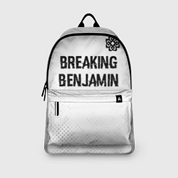 Рюкзак Breaking Benjamin glitch на светлом фоне: символ с, цвет: 3D-принт — фото 2