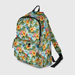Рюкзак Светлые гавайские цветочки, цвет: 3D-принт