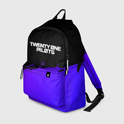 Рюкзак Twenty One Pilots purple grunge, цвет: 3D-принт