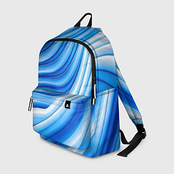 Рюкзак Волнистая полосатая текстура от нейросети, цвет: 3D-принт