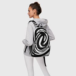 Рюкзак Черно-белая воронка, цвет: 3D-принт — фото 2