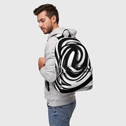 Рюкзак Черно-белая воронка, цвет: 3D-принт — фото 2
