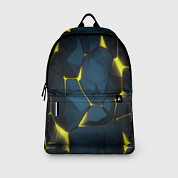 Рюкзак Желтые неоновые плиты, цвет: 3D-принт — фото 2