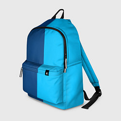 Рюкзак Двуцветный синий, цвет: 3D-принт