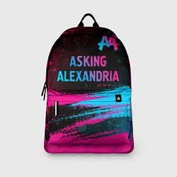 Рюкзак Asking Alexandria - neon gradient: символ сверху, цвет: 3D-принт — фото 2