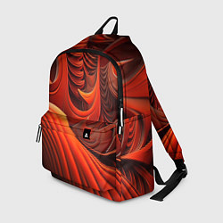Рюкзак Оранжевая абстракция, цвет: 3D-принт