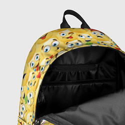 Рюкзак Смайлики - эмоции, цвет: 3D-принт — фото 2
