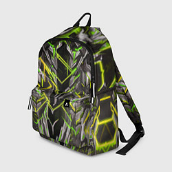 Рюкзак Киберпанк линии зелёные, цвет: 3D-принт
