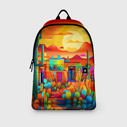 Рюкзак Мексиканский янтарный закат в пустыне, цвет: 3D-принт — фото 2