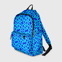Рюкзак Логотип Барби - синий паттерн, цвет: 3D-принт